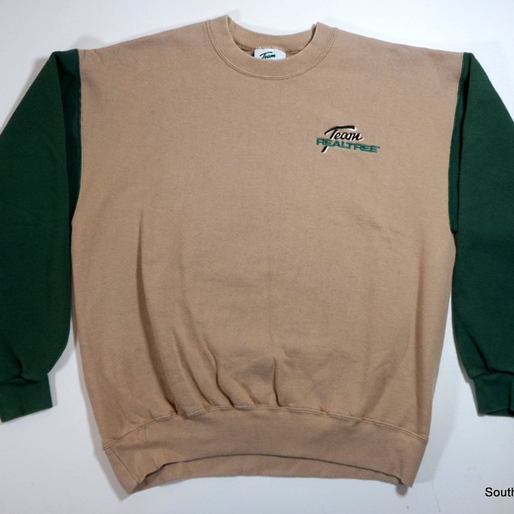 VTG Team RealTree Crew Neck Sweatshirt XL Two Tone